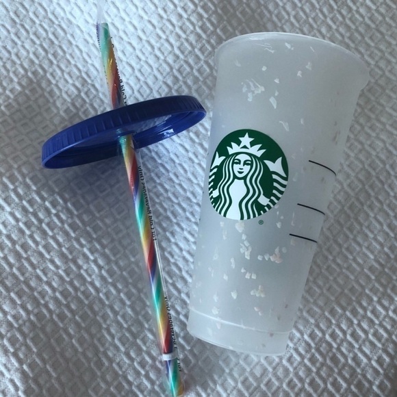 Never Used Confetti Rainbow Cup - Picture 4 of 6
